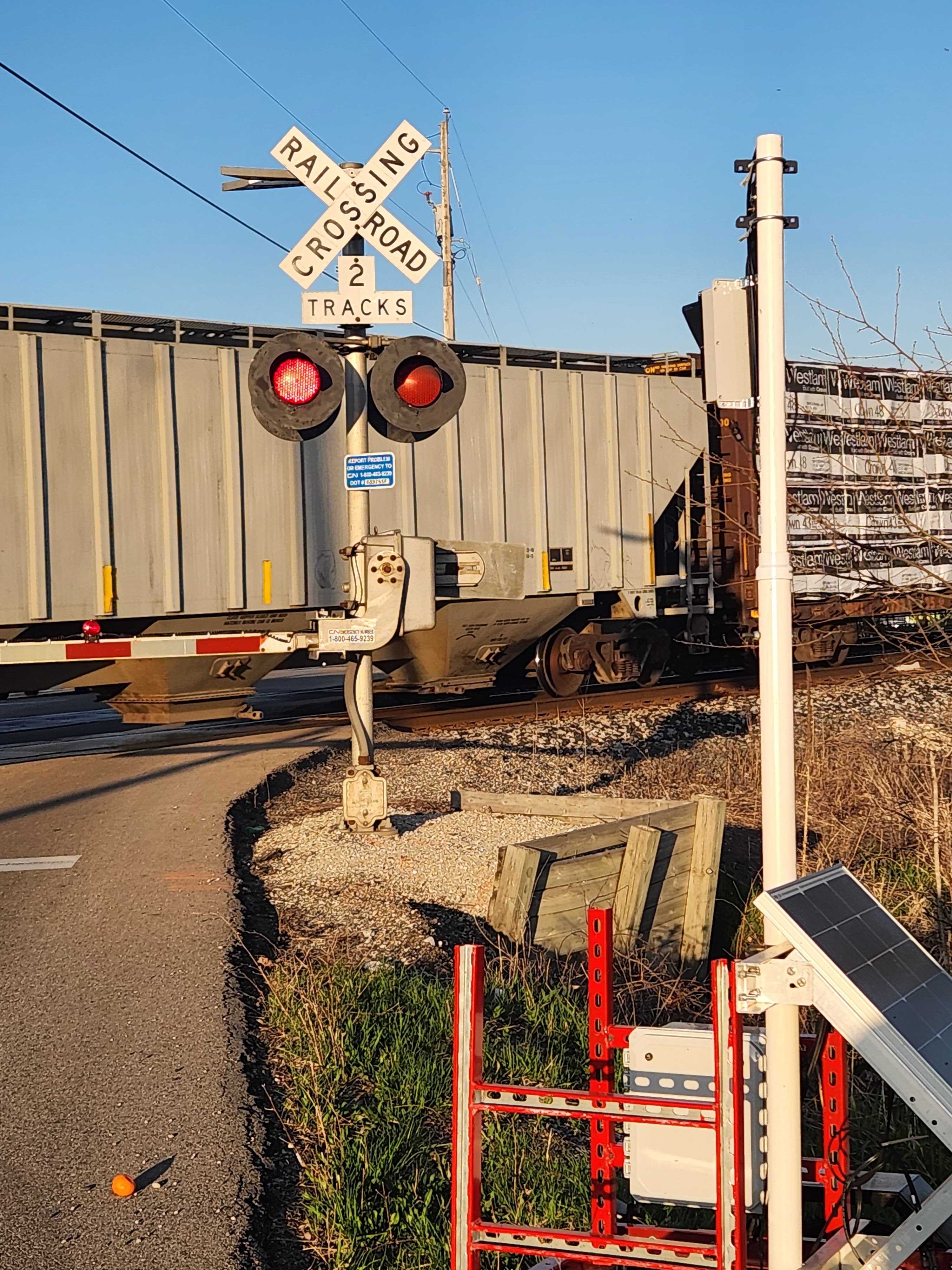 Mobile sensor trailer deployment